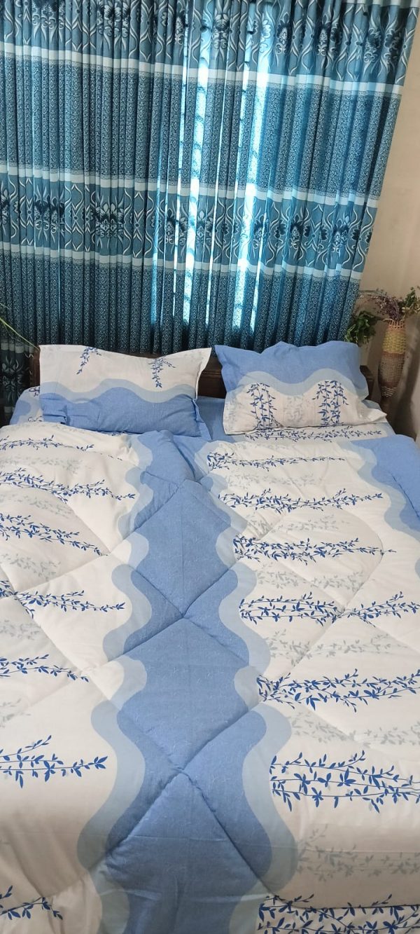 4 Pec Cotton Comforter Set Design-07 - Image 3