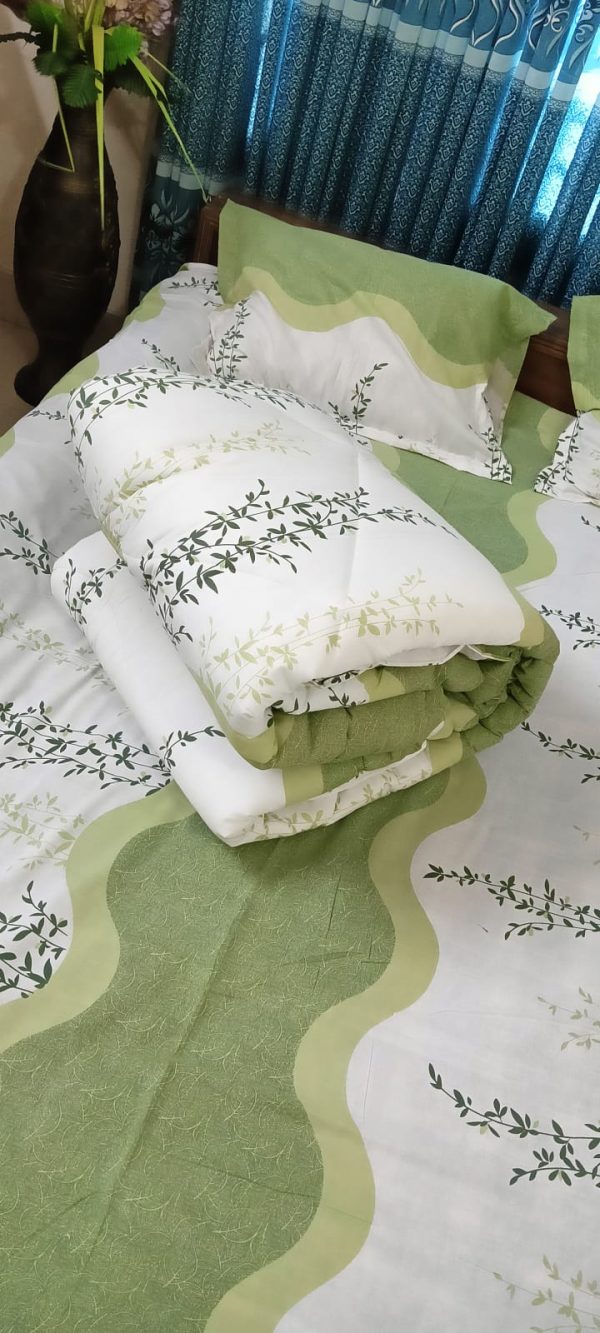 4 Pec Cotton Comforter Set Design-07 - Image 2